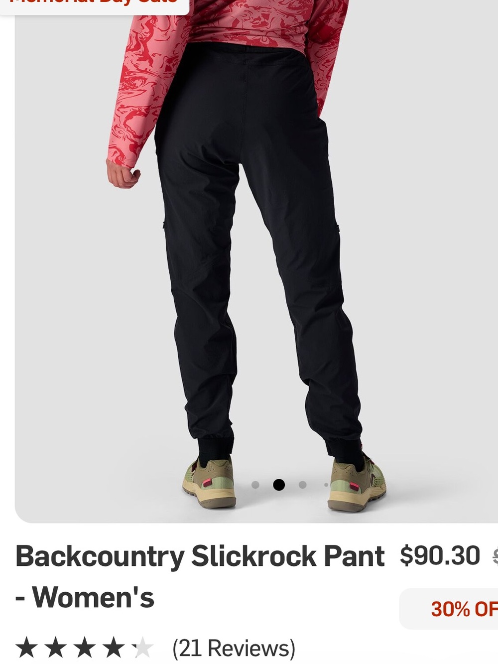 Backcountry Slickrock Mtn Bike Pant - Picture 2 of 16